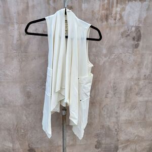 Raw earth wild sky organic cotton slouchy vest